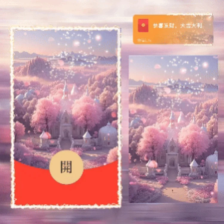 😘梦幻城堡烟花/A.