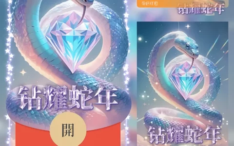 钻耀蛇年/新年快乐/ln