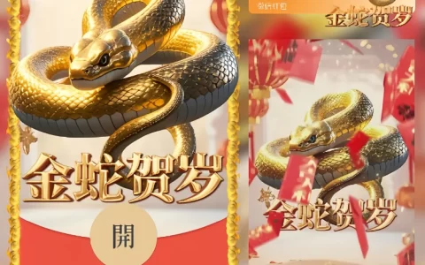 金蛇贺岁/新年快乐/ln