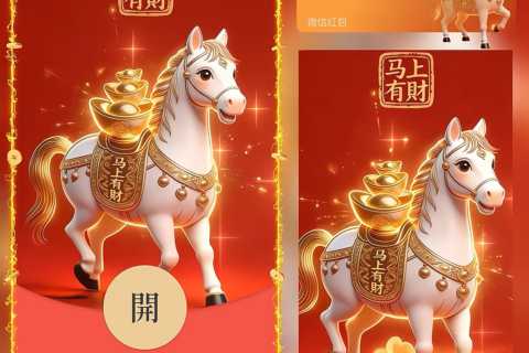 [微信红包封面每日推荐] 马上有财/马上有钱