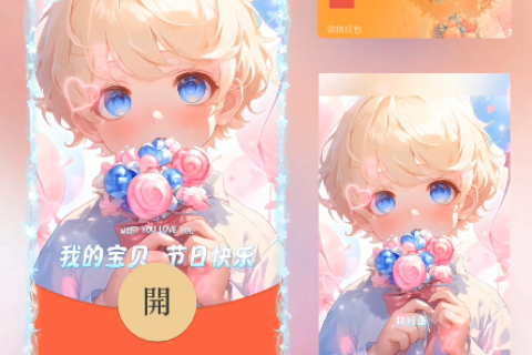 [微信红包封面每日推荐] 我的宝贝节日快乐/儿童节快乐