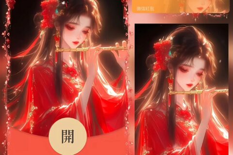 [微信红包封面每日推荐]红妆美人/古风