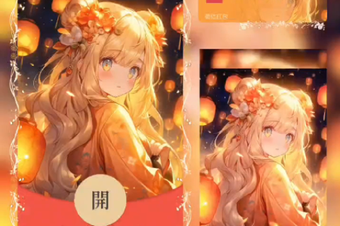 [微信红包封面每日推荐]祈愿女孩/动态